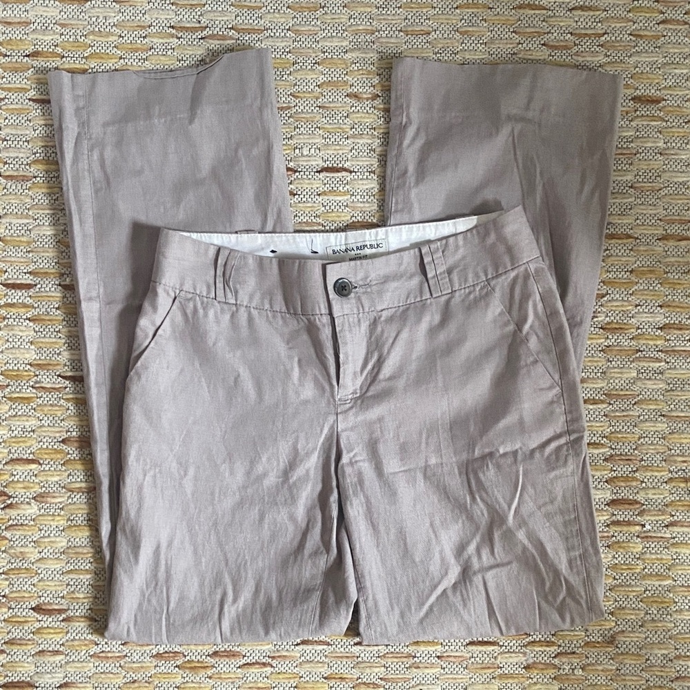 Banana Republic Martin Fit Grey Trousers